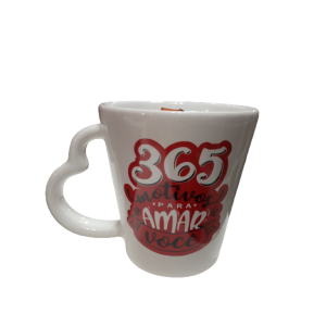 Caneca Alça Coração- 365 Motivos Para Amar Você