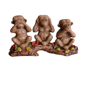 TRIO MACACO DECORATIVO