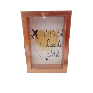 Quadro Cofre- Para Nossa Lua De Mel