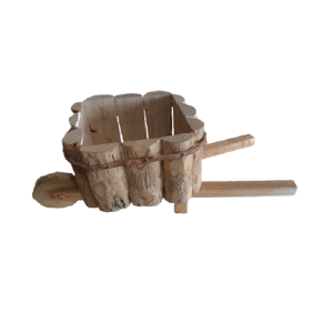 CARRIOLA PORTA FLOR DE MADEIRA