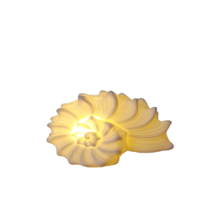 LUMINÁRIA CONCHA DE CERÂMICA
