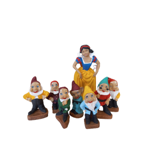 Branca De Neve E Os 7 Anões Em Resina