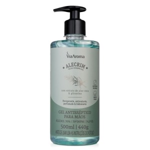Álcool Gel com Óleo Essencial de Alecrim - 500ml