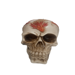 CRÂNIO RESINA COM DESENHO DE DRAGÃO