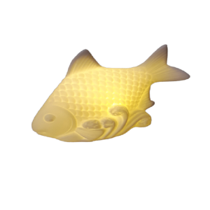 LUMINÁRIA PEIXE DE CERÂMICA