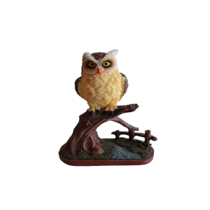 CORUJA PEQUENA DE RESINA