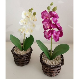 ARRANJO ARTIFICIAL MINI ORQUÍDEA