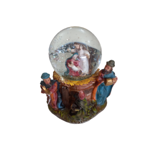 Globo De Neve Pastor E Reis Magos