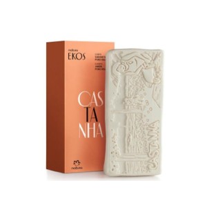Sabonete em Barra Cremoso Puro Vegetal Natura Ekos Castanha 100G