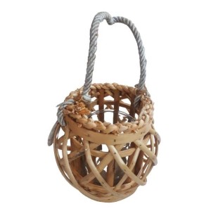 Luminária de Madeira com Alça