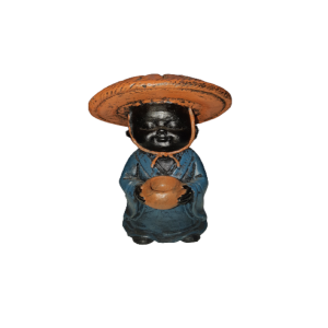 BUDA CHINES MENINO COM CHAPÉU
