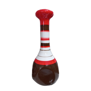 Vaso Vermelho e Marrom M