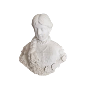 Busto de Gesso Branco