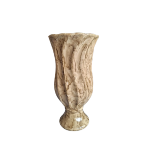 Vaso Grande Marmorizado Bege