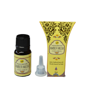 Óleo Aromático Sree Vani Indian Heritage Amber Musk