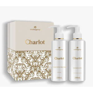Kit Caixa Charlot Sabonete Líquido e Hidratante Desodorante Corporal 200ml Mahogany