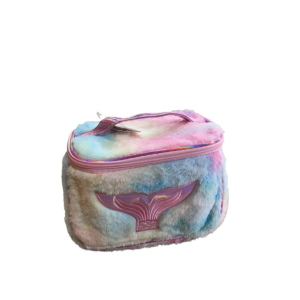 Necessaire De Pelúcia Colorida - Sereia