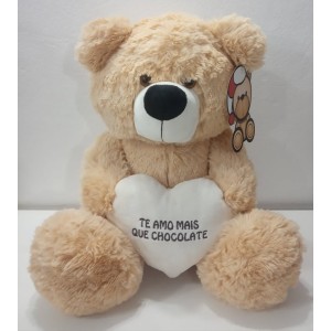 URSO DE PELÚCIA GRANDE CORAÇÃO