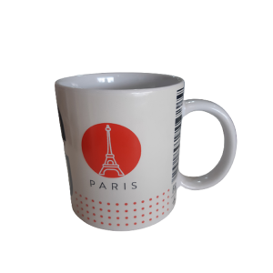 CANECA PARÍS DE PORCELANA