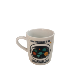 CANECA ASTRONAUTA PEQUENA DE PORCELANA