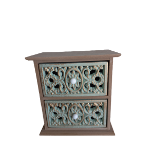 Mini Armário Mdf 2 Gavetas