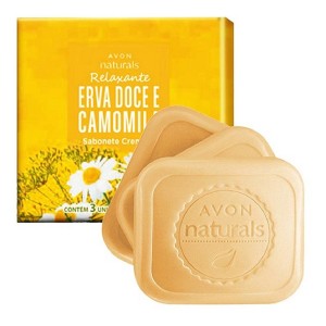 SABONETE NATURALS ERVA DOCE E CAMOMILA 3 UN