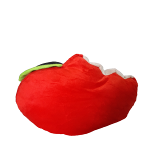 MAÇA MORDIDA DE PELÚCIA- PORTA PRESENTE