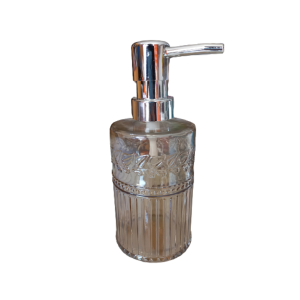 Porta Sabonete Líquido Vidro Ambar