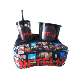 Almofada Porta Pipoca Netflix