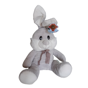 COELHO DE PELUCIA CINZA G