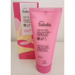 CREME CORPORAL NATURA TODO DIA LICHIA E FLOR DE CASSIS 100ML